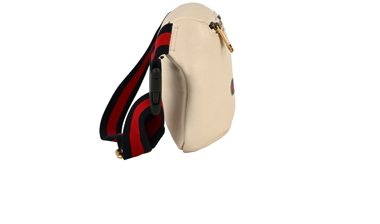 GG Web Bum Bag, &pound;375, Handbags, Beige, Leather, Side view